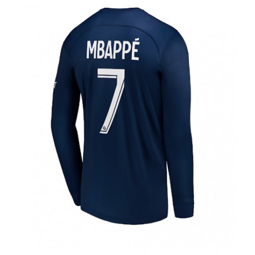 Fotbalové Dres Paris Saint-Germain Kylian Mbappe #7 Domácí 2022-23 Dlouhý Rukáv